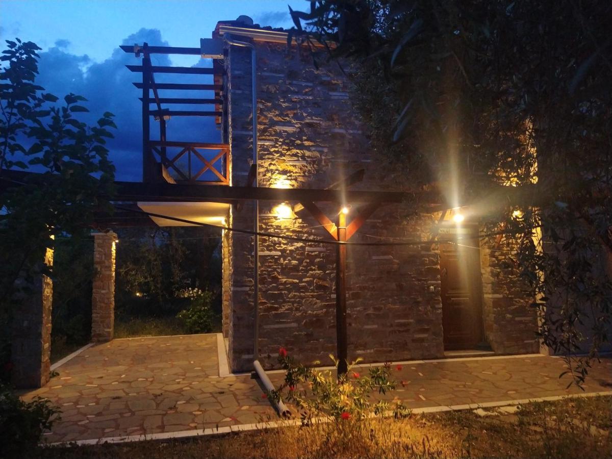 Elea Stone Houses In Organic Quiet Olive Grove, Prinos, Thassos Exterior photo