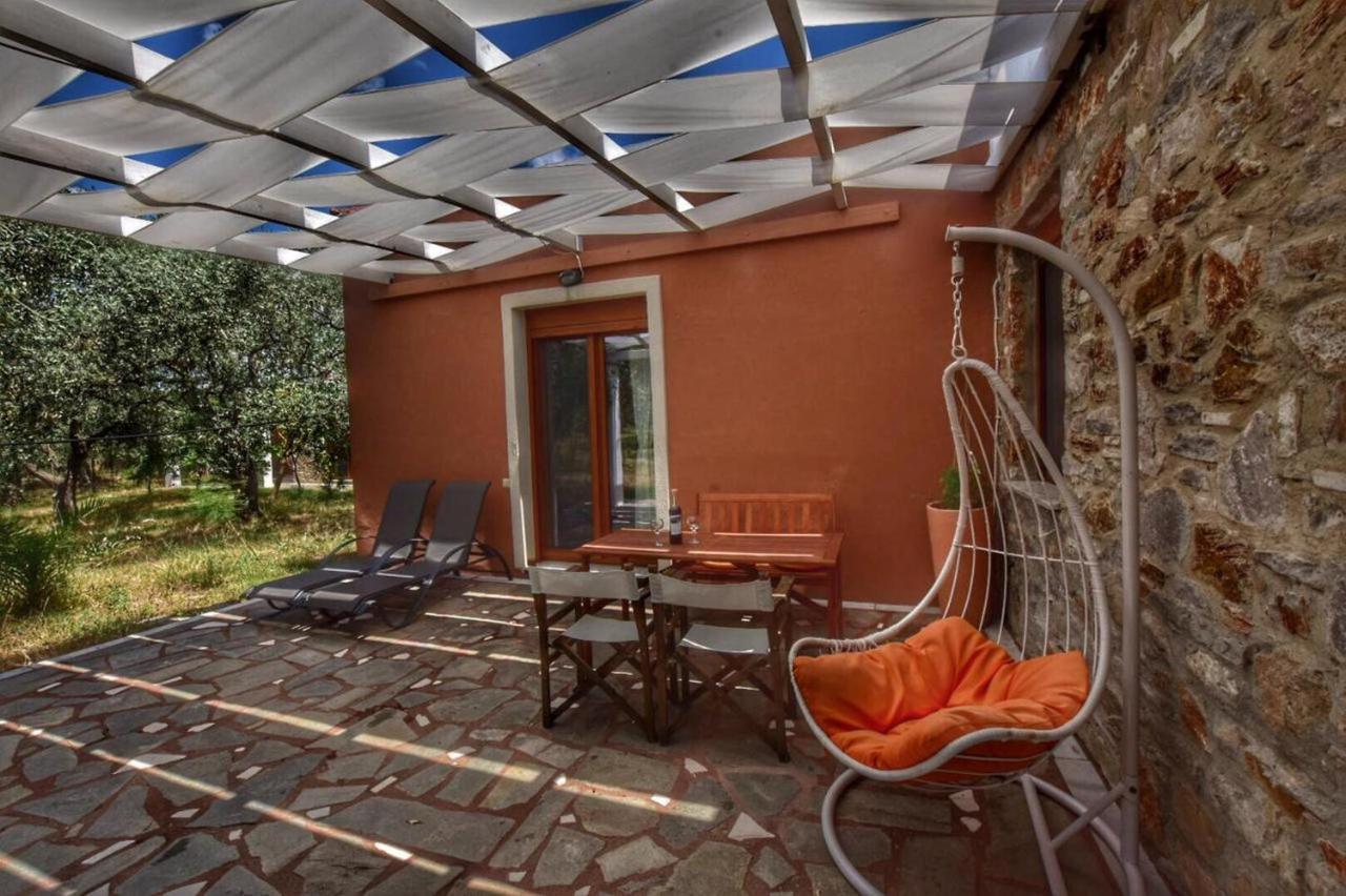 Elea Stone Houses In Organic Quiet Olive Grove, Prinos, Thassos Exterior photo