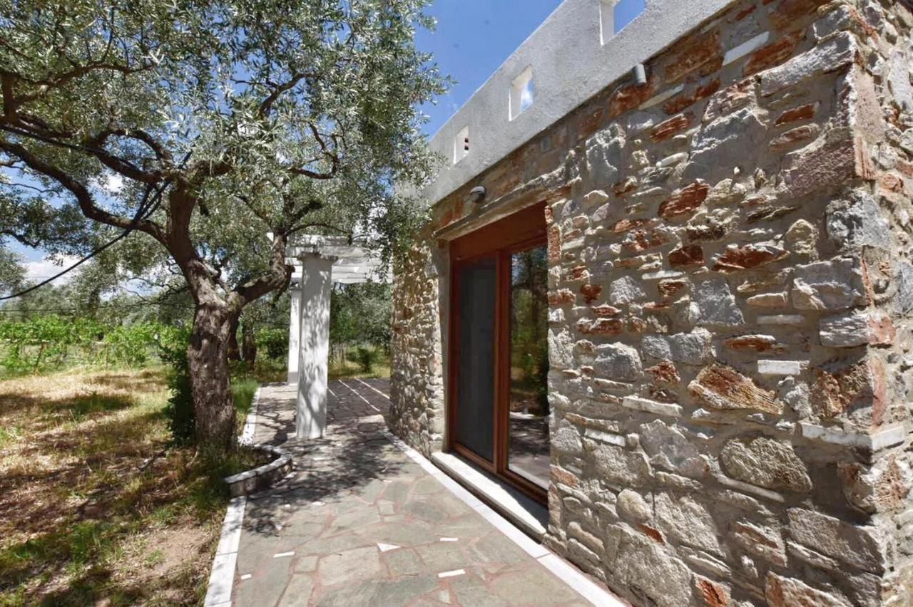 Elea Stone Houses In Organic Quiet Olive Grove, Prinos, Thassos Exterior photo