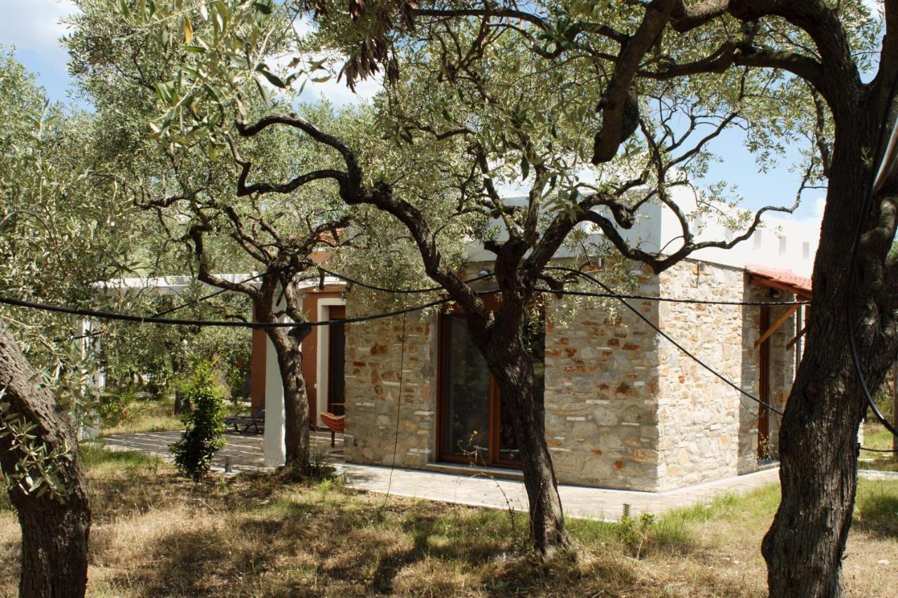 Elea Stone Houses In Organic Quiet Olive Grove, Prinos, Thassos Exterior photo